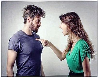 Couple in quarrel