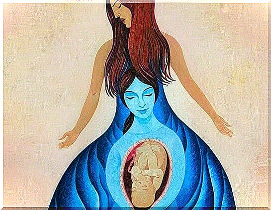 The child in the womb is part of their being