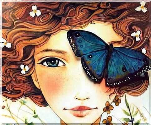 Woman-with-a-butterfly-on-the-eye