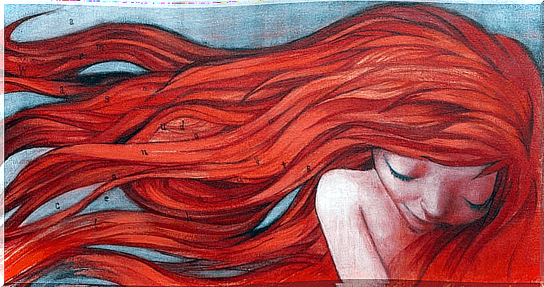 Redhead woman