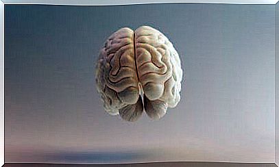 A floating brain.