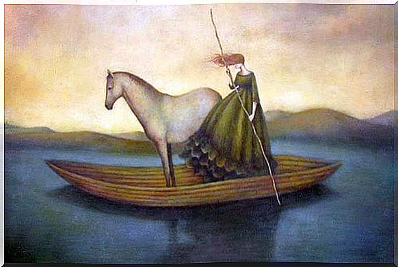 woman-and-horse-on-boat